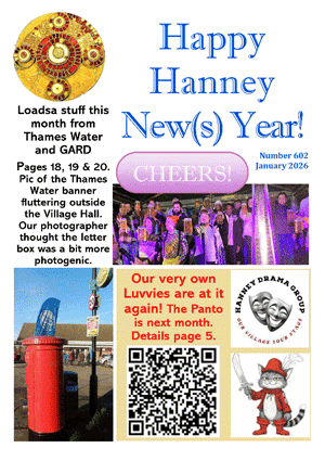 The current issue of Hanney News.
